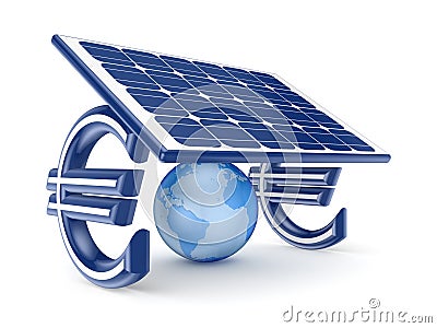 Solar energy concept. Stock Photo