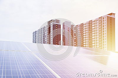 Solar Future Energy Stock Photo