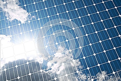 Solar panel Stock Photo