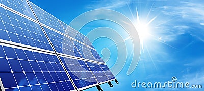 Solar panel Stock Photo