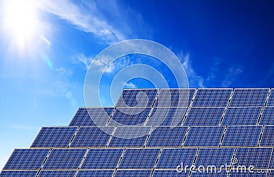 Solar panel Stock Photo