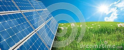 Solar panel Stock Photo