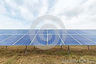 Solar panel closeup Stock Photo