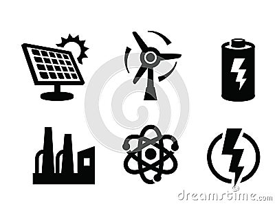 Solar panel icon Vector Illustration