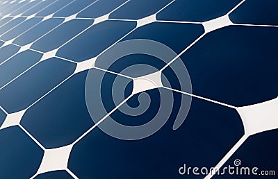 Solar panel's geometry Stock Photo