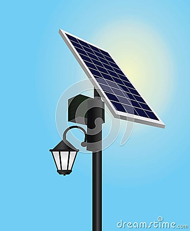 Solar panel Vector Illustration