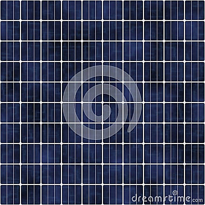 Solar panel, texture. Renewable energy, energy source. Photovoltaic solar panels absorb sunlight to generate electricity Stock Photo