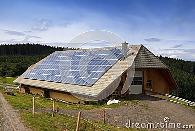 Solar panels Stock Photo