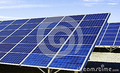 Solar panels Stock Photo