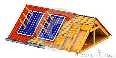 Solar panels Stock Photo