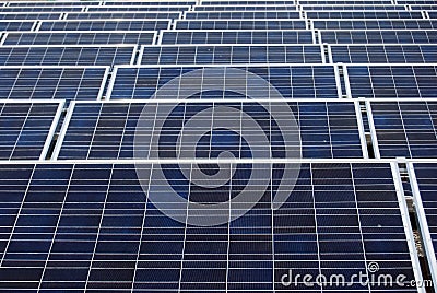 Solar Panels Stock Photo