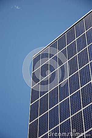 Solar panels - energysaving Stock Photo