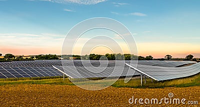 Solar Panels Stock Photo