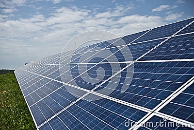 Solar panels Stock Photo