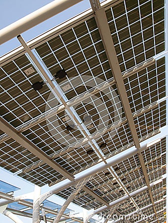 Solar power panel Stock Photo