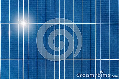 Solar energy panel closeup Stock Photo