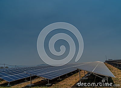 Solar Power plant Stock Photo