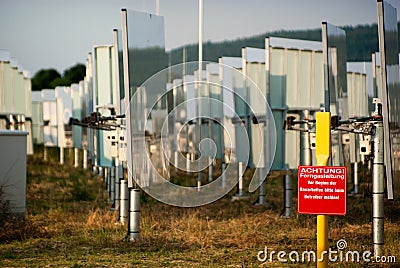 Solar power station Stock Photo