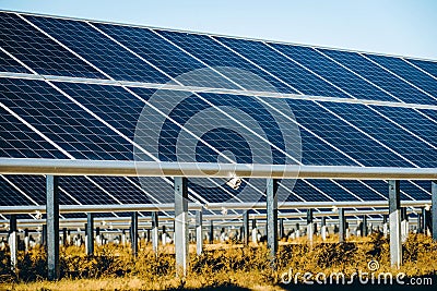 Solar power station Stock Photo