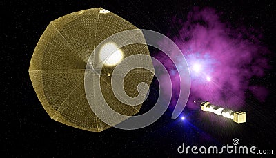 Solar Sail Stock Photo