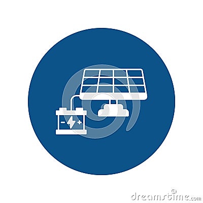 Solar setup Vector Icon which can easily modify or edit. Vector Illustration