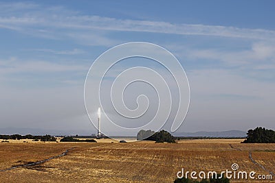 Solar tower Stock Photo