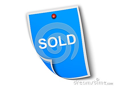 Sold Stock Photo