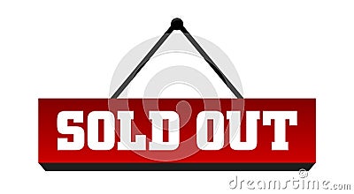 Sold out Vector Illustration