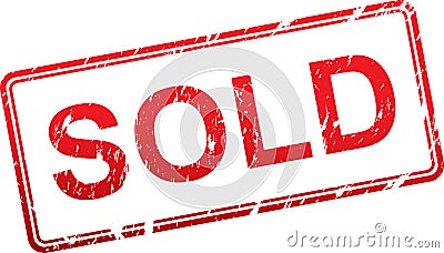 Sold stamp Vector Illustration