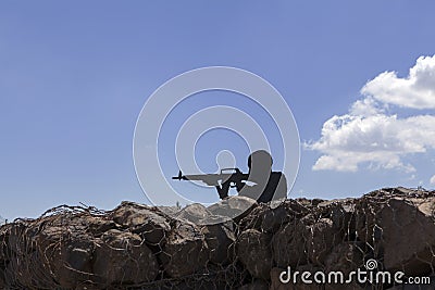 Soldier Silhouette Stock Photo