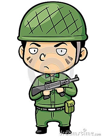 Soldier Vector Illustration