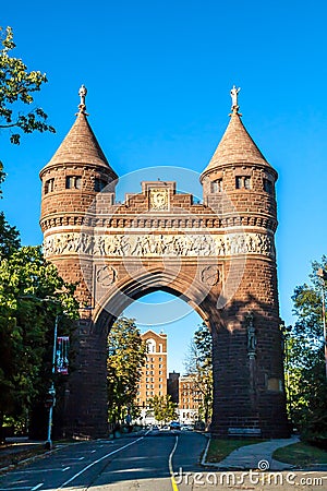 Soldiers and Sailors Memorial Arch Editorial Stock Photo