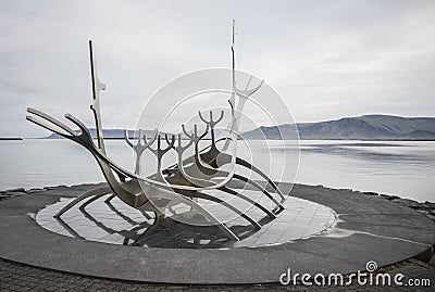 Solfar, The Sun Voyager, Reykjavik, Iceland Editorial Stock Photo