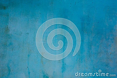 solid blue painting on metal surface. abstract background Stock Photo