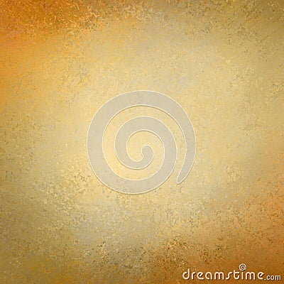 Solid gold background paper with vintage grunge texture design Stock Photo