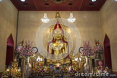 Solid Gold Buddha - Bangkok - Thailand Editorial Stock Photo