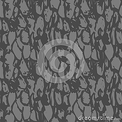 Solid Grey Stone Seamless Pattern Vector Illustration