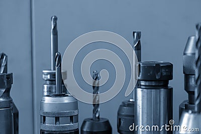 The solid radius end mill tool for CNC machine . Stock Photo