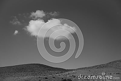 A Solitary Cloud Stock Photo