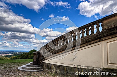 Solitude Castle stairs Stock Photo