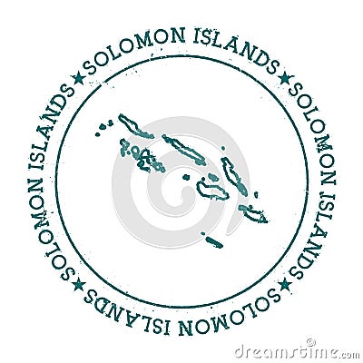 Solomon Islands vector map. Vector Illustration