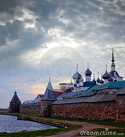 Solovetsky Monastery Stock Photo