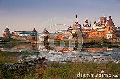 Solovetsky Monastery, Solovki Stock Photo