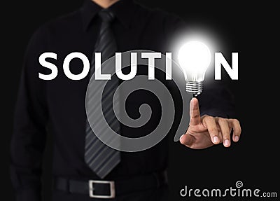 Solution concept Stock Photo