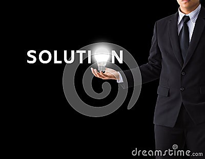 Solution concept Stock Photo