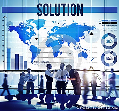 Solution Problem Solving Decision Answers Concept Stock Photo