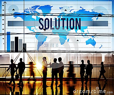 Solution Problem Solving Decision Answers Concept Stock Photo