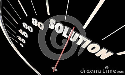 Solution Speedometer Problem Solved Fix Repaired Stock Photo