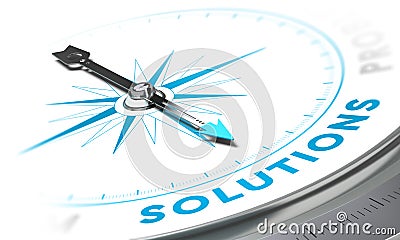 Solutions Cartoon Illustration