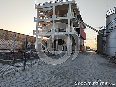 This Solvent plant runs in India,s best and least money and gives more productions, Stock Photo